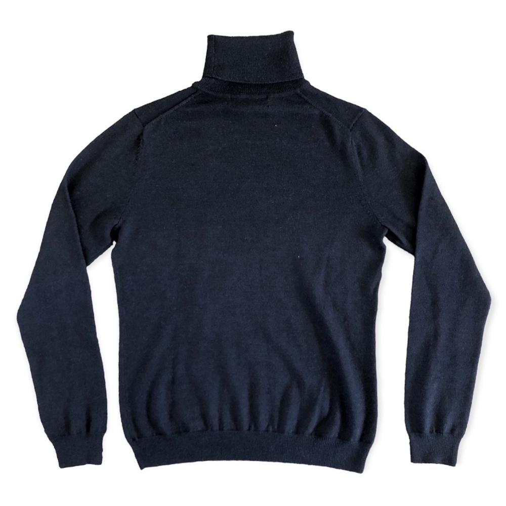 Cashmere and wool navy turtle neck sweater from Brooks Brothers size XS women's